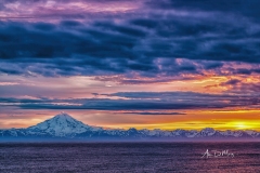 Mount Redoubt Sunset