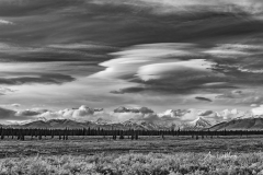Lenticular Clouds over the Alaska Range