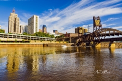 Bridge and skyline