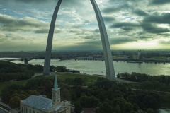 Dawn over St. Louis Arch