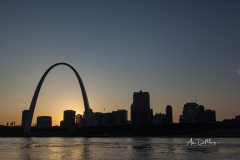 Gateway Arch Sunset