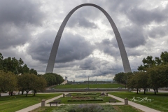 Gateway Arch, looking east