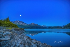 Cooper Lake Moonrise
