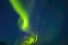 Aurora Borealis over Knik Glacier