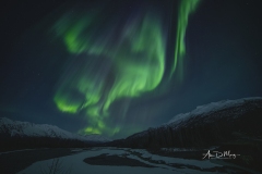 Aurora Borealis over Knik River Valley 3