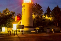 Umpqua Lighthouse at night