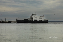 Washington Island Ferry LIne approaching harbor