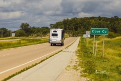 Entering Door County on Highway 57